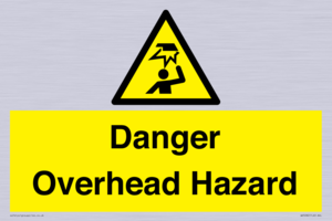 Danger Overhead Hazard